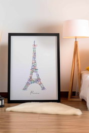 Wallity Artplstksyh28 - 3348 Pintura Decorativa Enmarcada Multicolor